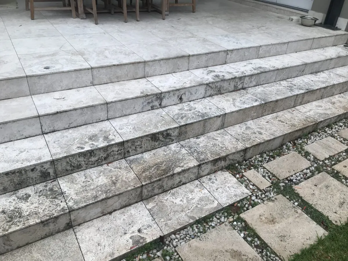 Stone Steps Needing Polishing Stone Steps Needing Polishing